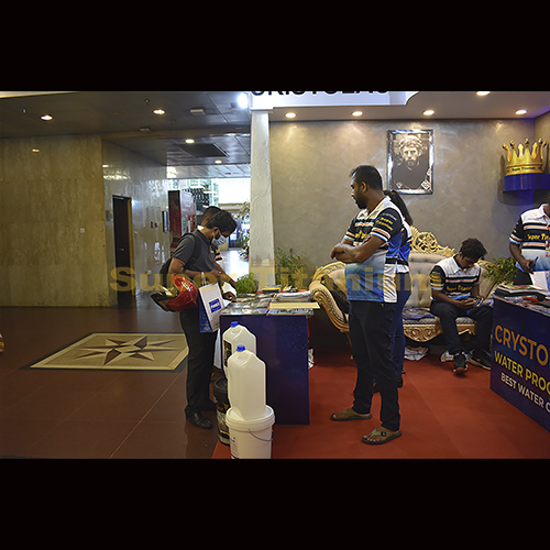Crystolac super Titanium stall at Construct 2023 Exhibition-BMICH